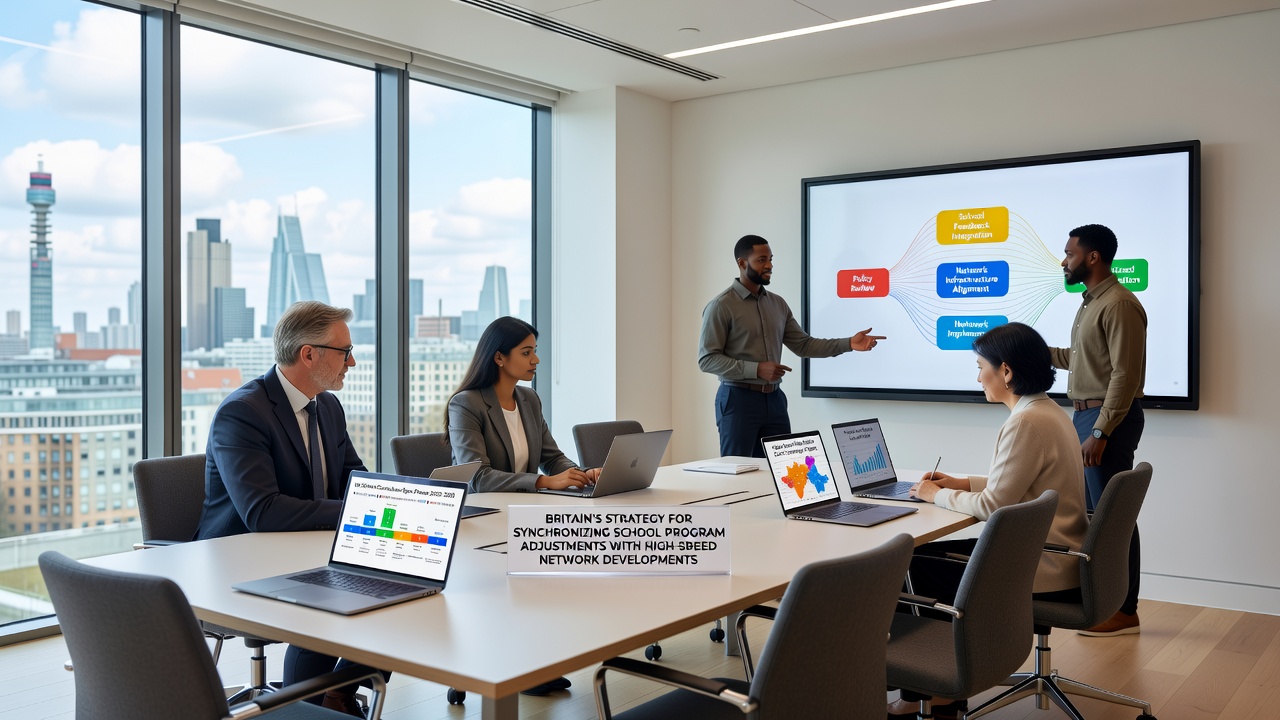 Britain Coordinates School Curriculum Shifts Alongside High-Speed Network Expansions
